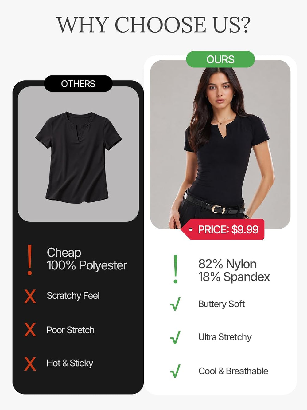 V Neck Compression Shirt Women Short Sleeve Workout Tops