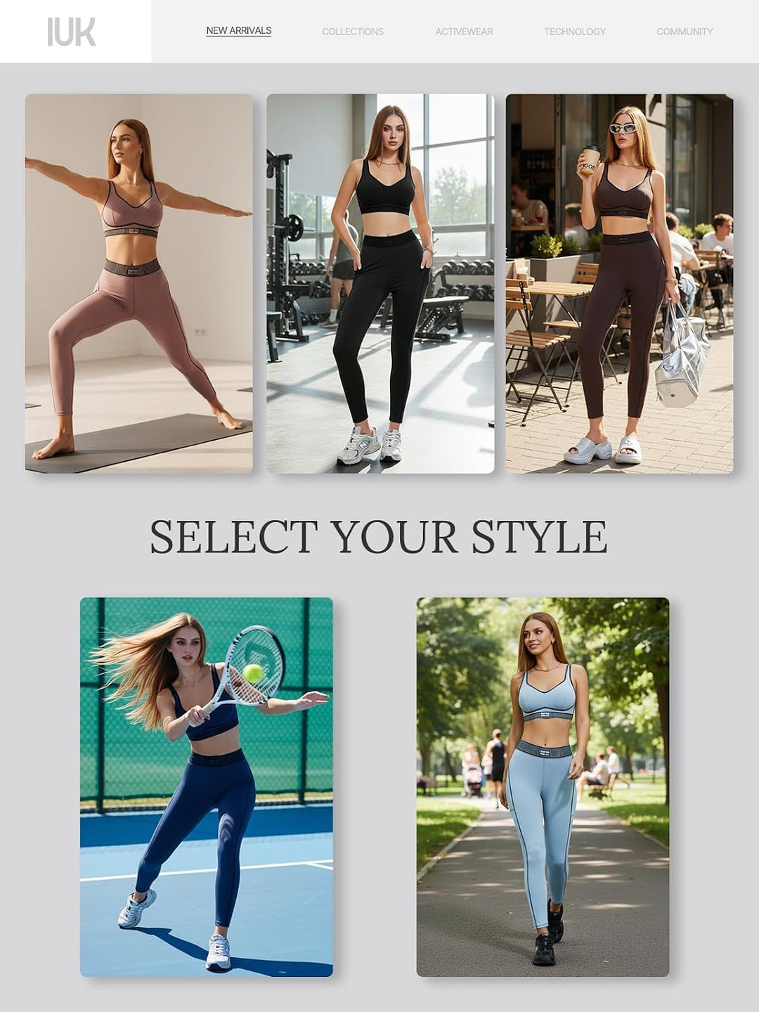 Workout Sets for Women 2 Piece Matching Set Sport Plunge V Neck Bra Legging with Pockets Gym Travel Outfits Yoga Athletic