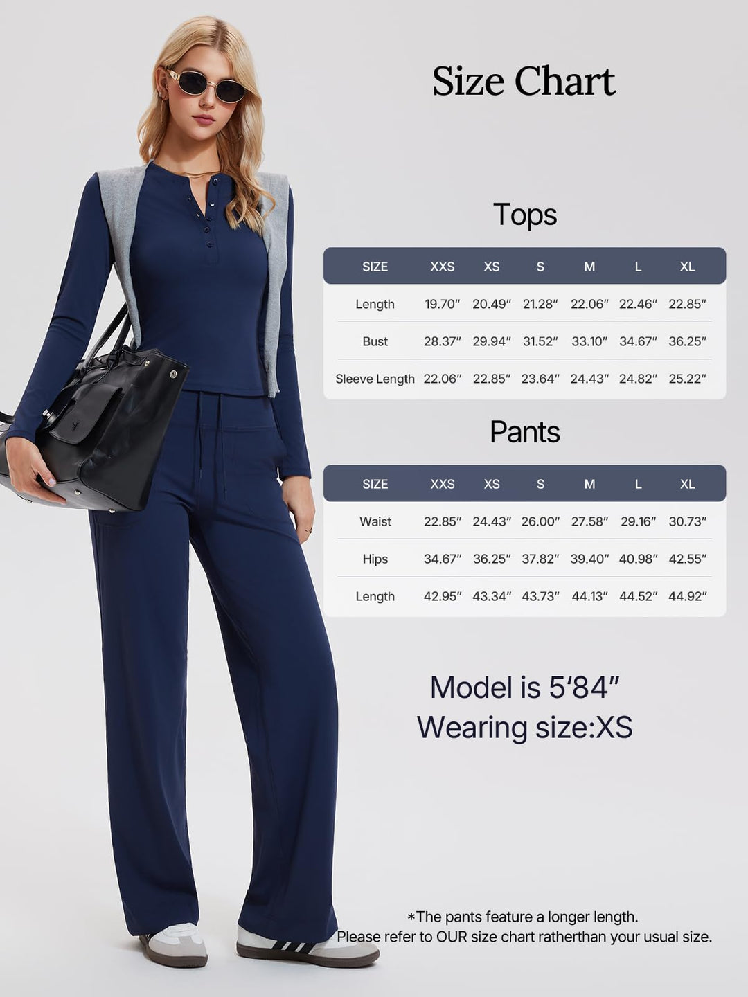 Womens Henley Y2K Lounge Sets 2 Piece Outfit Airport Travel Tracksuit Sweatsuit Outfits Tall Matching Set High Waist Pants